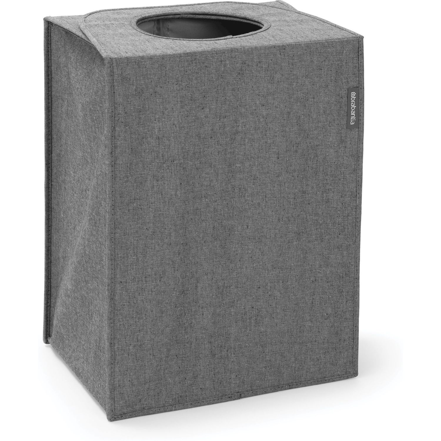 Pyykkipussi Brabantia, 55L, kulmikas, Pepper Black