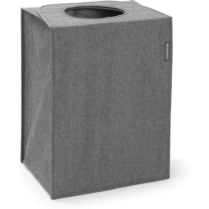 Pyykkipussi Brabantia, 55L, kulmikas, Pepper Black