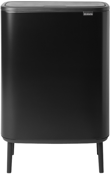 Roska-astia Brabantia Bo Touch Hi, 2 x 30L, Black