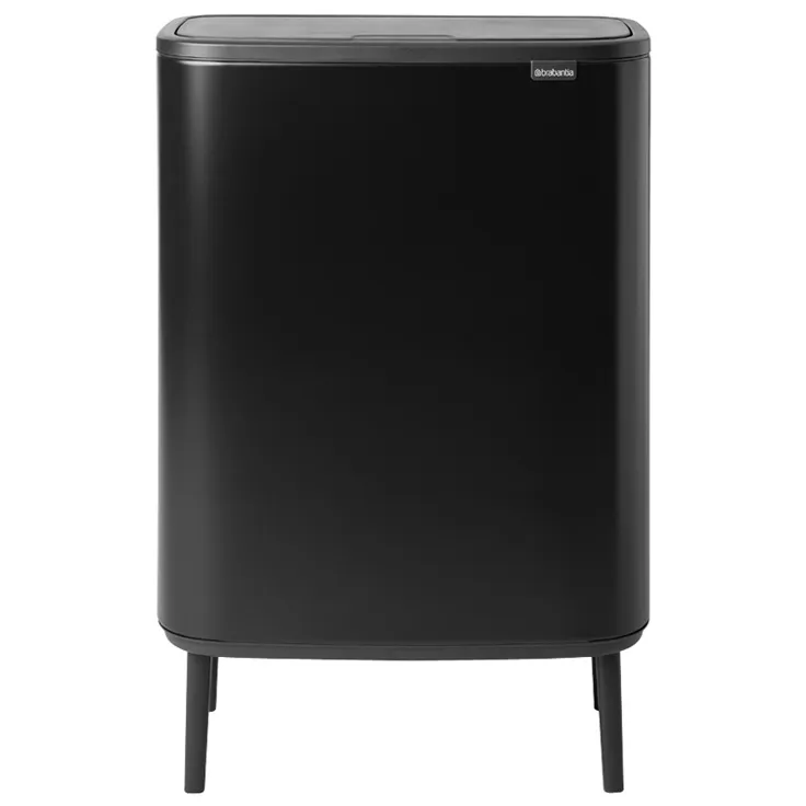 Roska-astia Brabantia Bo Touch Hi, 2 x 30L, Black