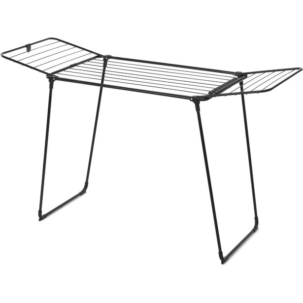 Pyykinkuivausteline Brabantia HangOn Too 18m, mattamusta