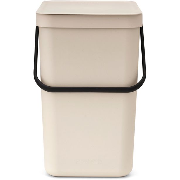 Roska-astia 25 L Brabantia Sort & Go, pehmeä beige