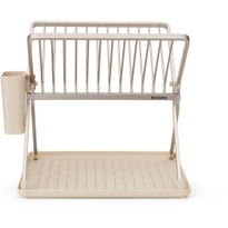 Astiankuivausteline, kokoontaittuva Brabantia SinkSide, pehmeä beige