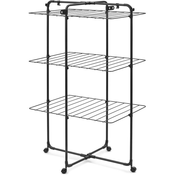 Pyykinkuivausteline Brabantia HangOn Tower 23m, mattamusta