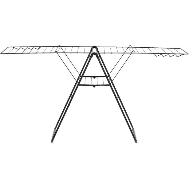 Pyykinkuivausteline Brabantia HangOn, 25m, musta