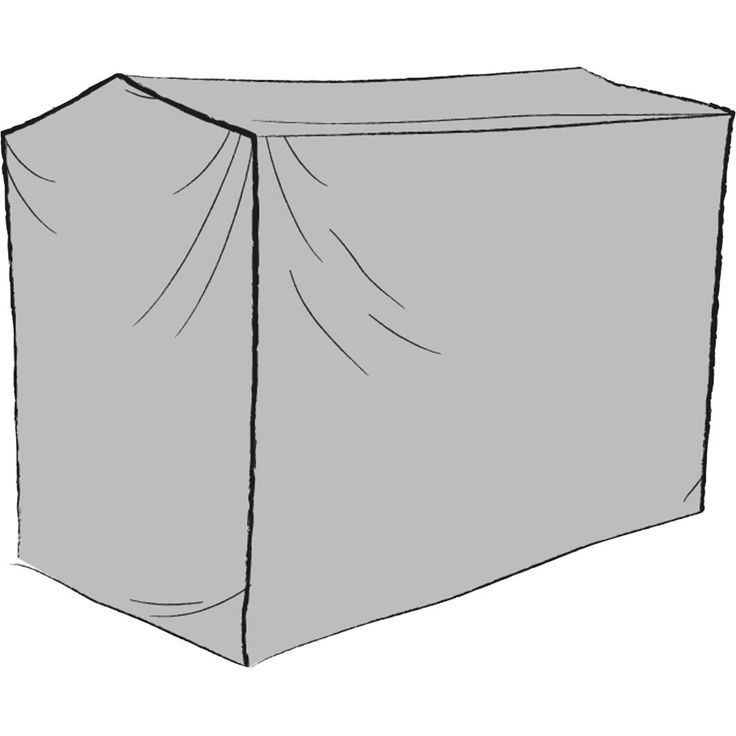 Kalustesuoja pihakeinulle Brafab, 205x130x160cm, harmaa