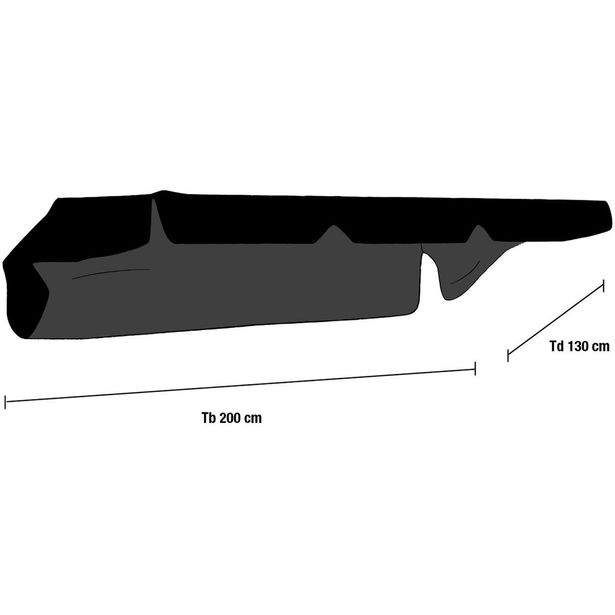 Pihakeinun katto Brafab Bonn, 200x130cm