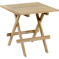 Sivupöytä Brafab Opal, 50x50cm, kokoontaittuva, vaalea tiikki