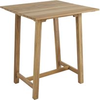 Baaripöytä ulos Brafab Keros, 80x80cm, tiikki