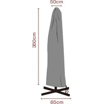 Kalustesuoja auronkovarjolle Brafab, vedenkestävä, musta, eri kokoja