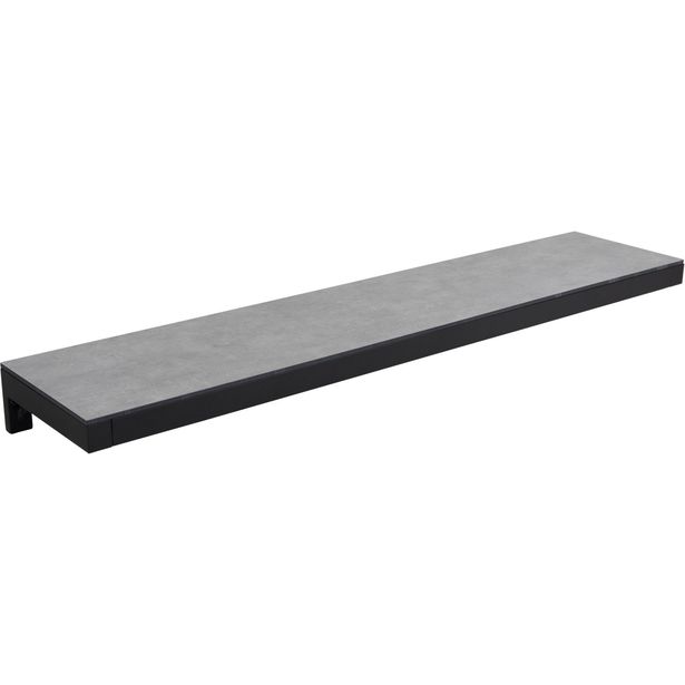 Kesäkeittiön baaritasolevy Brafab Fornax, 139x30cm, musta