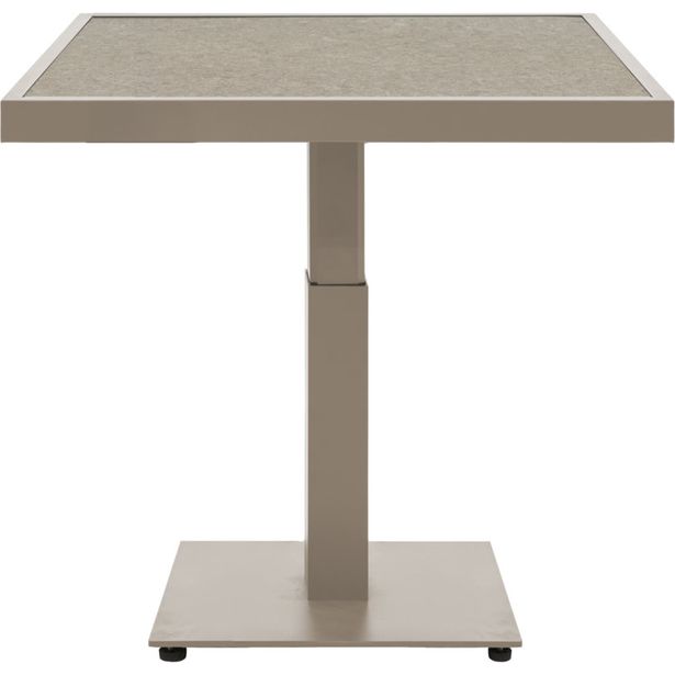 Sohvapöytä Brafab Scale, säädettävä korkeus, 85x85cm