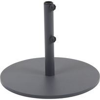 Aurinkovarjon jalusta Brafab Flat, pyöreä, Ø60cm, antrasiitti