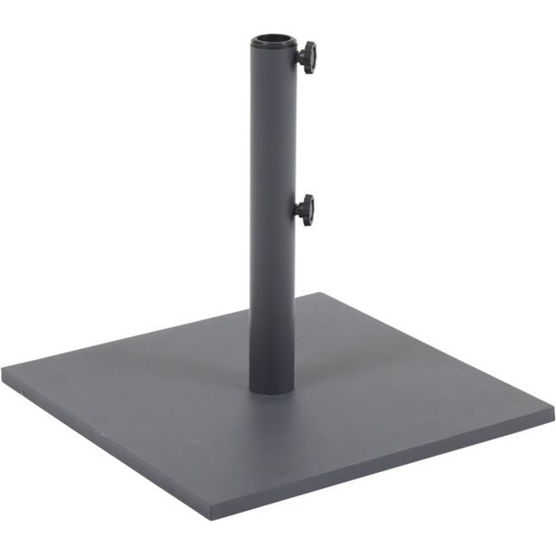 Aurinkovarjon jalusta Brafab Flat, 50x50cm, antrasiitti