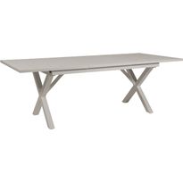 Jatkettava ruokapöytä terassille Brafab Hillmond, 160/220x100cm, khaki