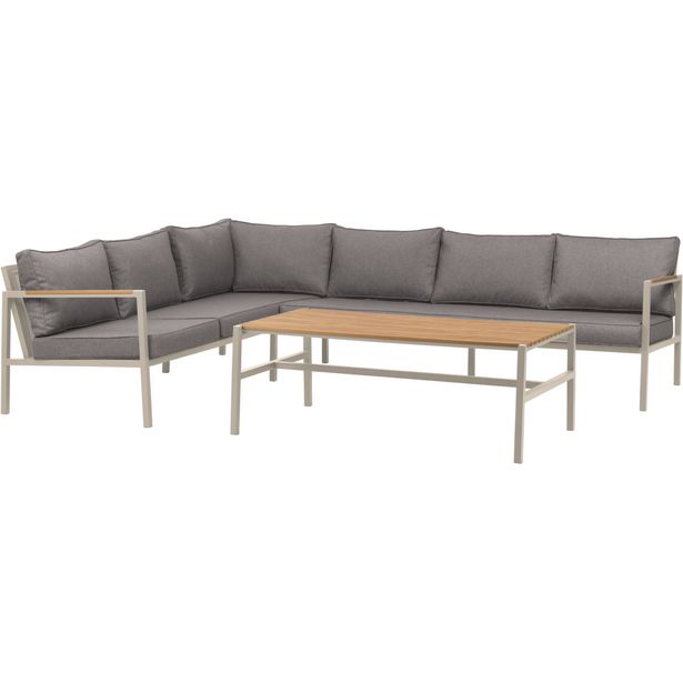 Kulmasohvaryhmä terassille Brafab Cap, 6-istuttava