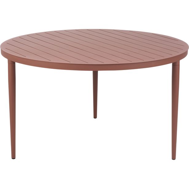 Pyöreä ruokapöytä terassille Brafab Bigby, Ø130cm