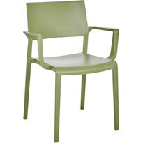 Ruokapöydän tuoli Brafab Lilibet, pinottava, käsinojilla