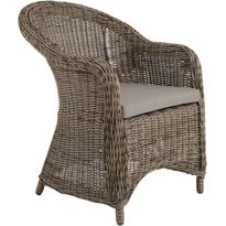 Lepotuoli Brafab Eads, ruskea/beige