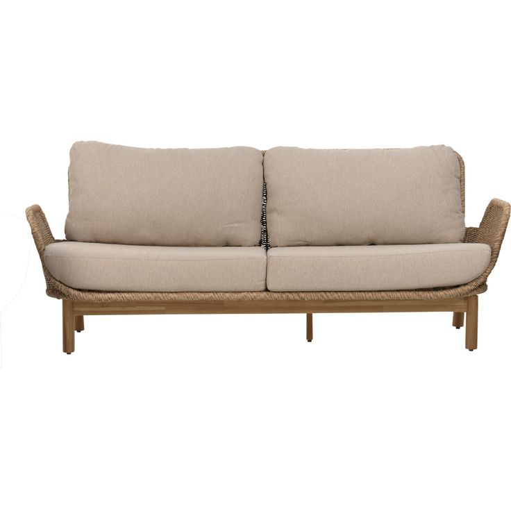 Ulkosohva Brafab Lily, 2.5-istuttava, ruskea/beige