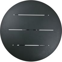 Pyöreä pöytälevy Brafab Avila, Ø70cm, musta