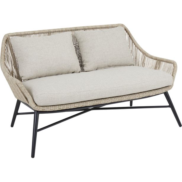 Ulkosohva Brafab Pembroke, 2-istuttava, beige