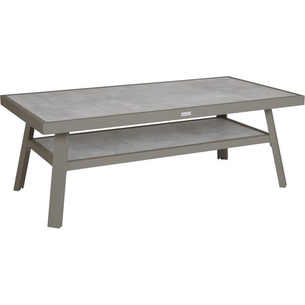 Sohvapöytä Brafab Samvaro Low, 140x90cm, hiekka/khaki