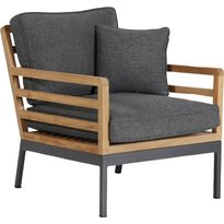 Lepotuoli Brafab Zalongo, harmaa/ruskea