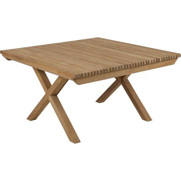 Sohvapöytä Brafab Julita, 90x90cm, tiikki