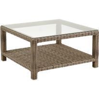 Sohvapöytä Brafab Ninja, 90x90cm, ruskea