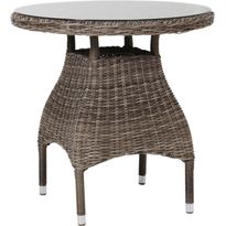 Parvekepöytä Brafab Ninja, Ø70cm, ruskea