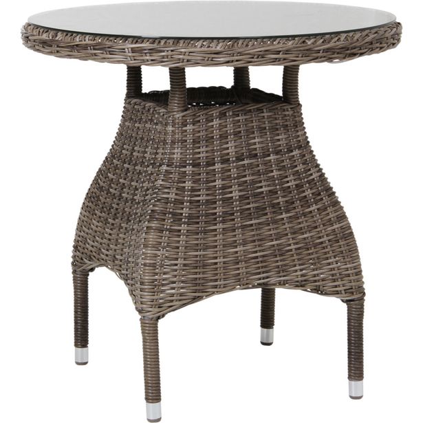 Parvekepöytä Brafab Ninja, Ø70cm, ruskea