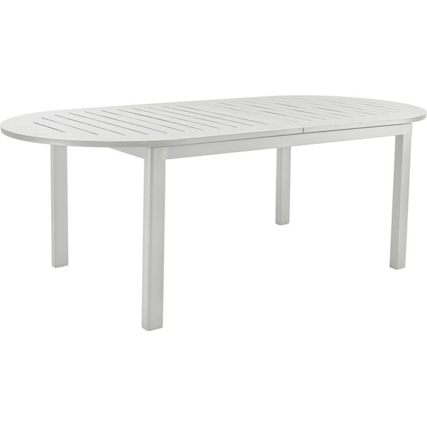 Jatkettava ruokapöytä ulos Brafab Lomma Elipse, 228/280x110cm