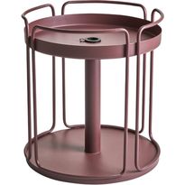 Sivupöytä Brafab Shady, aurinkovarjon paikalla, Ø53cm