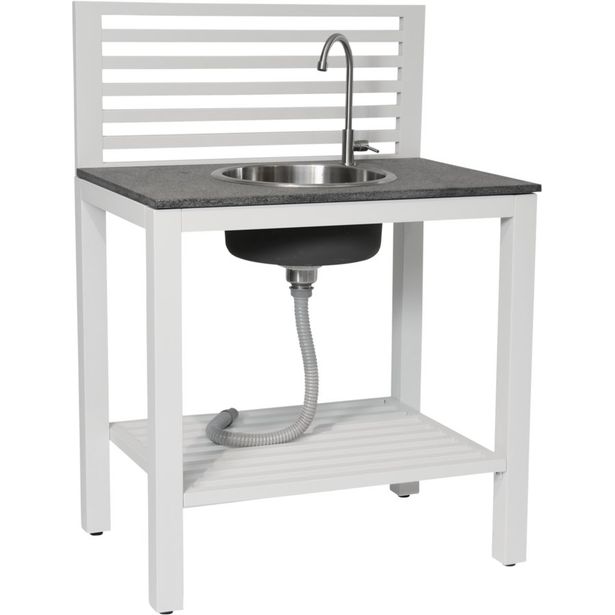 Kesäkeittiön allasmoduuli Brafab Bellac, 90x60cm, sis. hanan