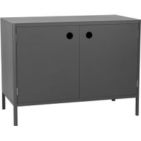 Kesäkeittiön työtasomoduuli Brafab Kelia, 121x64cm, kaapeilla, antrasiitti