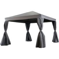 Paviljonki Biella 3x3m, antrasiitti/harmaa