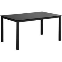 Ruokapöytä Rana, 150cm, musta