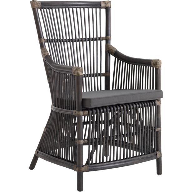 Nojatuoli Brafab Bonete, harmaa/beige