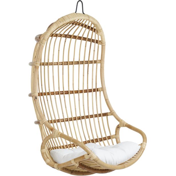 Riipputuoli Brafab Vallda, rottinki/valkoinen