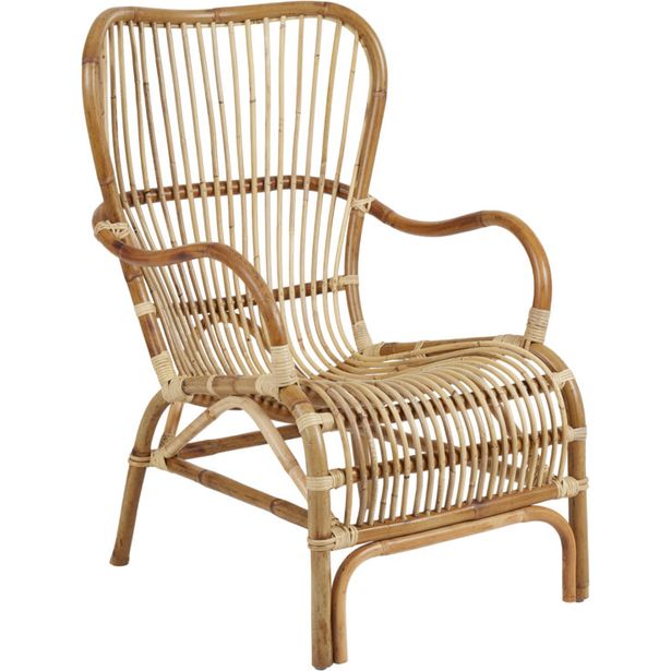 Rottinkituoli Brafab Vallda 2, ruskea