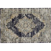 Terassimatto Brafab Amarante , 160x230cm, vaaleansininen/harmaa