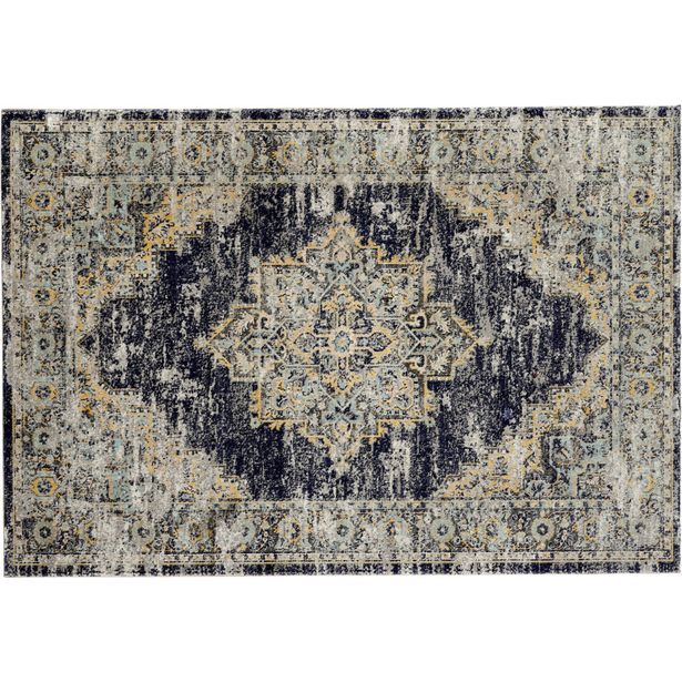 Terassimatto Brafab Amarante , 160x230cm, vaaleansininen/harmaa