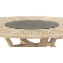 Pyörivä tarjotin Brafab Circus-ruokapöytään, Ø80cm, musta