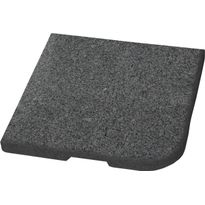 Aurinkovarjon jalustapaino Brafab Abetone, 48x48cm, harmaa