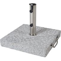 Aurinkovarjon jalusta Brafab Mito, 40kg, harmaa