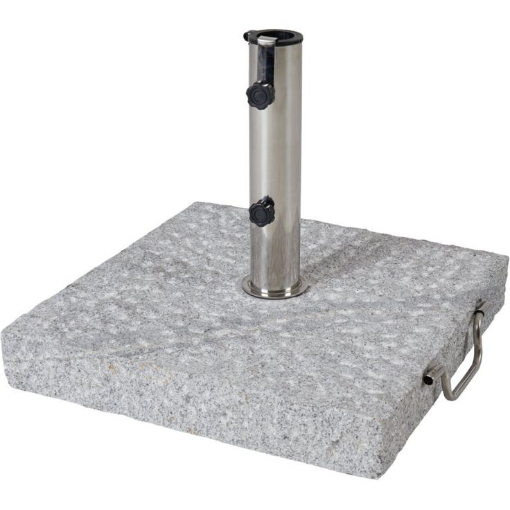 Aurinkovarjon jalusta Brafab Mito, 40kg, harmaa