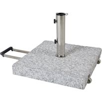 Aurinkovarjon jalusta Brafab Mito, harmaa, eri kokoja