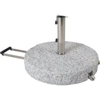 Aurinkovarjon jalusta Brafab Grosseto, 70kg, 4kpl, harmaa