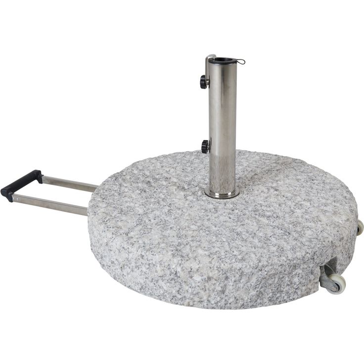 Aurinkovarjon jalusta Brafab Grosseto, 70kg, 4kpl, harmaa